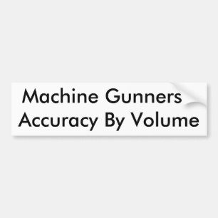 Autocollant De Voiture Gunners de machine - Précision par volume