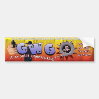 Autocollant De Voiture GWG Girls With Guns ! Soutenez notre droit de défe