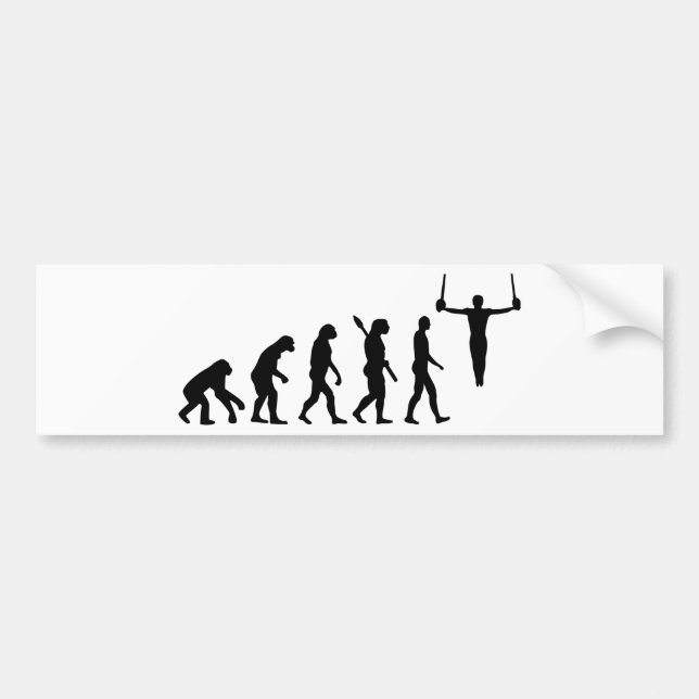 Autocollant De Voiture Gymnastique d'évolution (Devant)