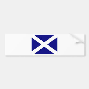 Autocollant De Voiture Habillement écossais de drapeau