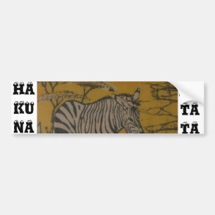 Autocollant De Voiture Hakuna Matata African Safari Customize Image
