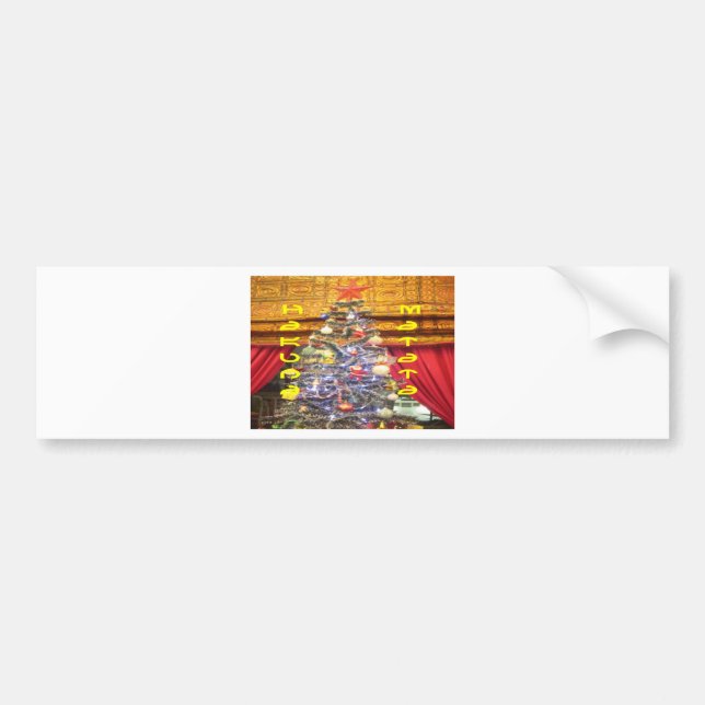 Autocollant De Voiture Hakuna Matata Joyeux Noël & un Joyeux Nouvel An.p (Devant)