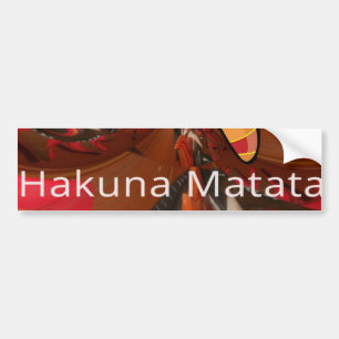 Autocollant De Voiture Hakuna Matata Starfish Design
