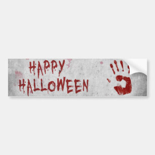 Autocollant De Voiture Halloween sanglante