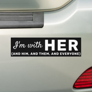 Autocollant De Voiture Hands Off Je suis avec sa Parties scintillant amér