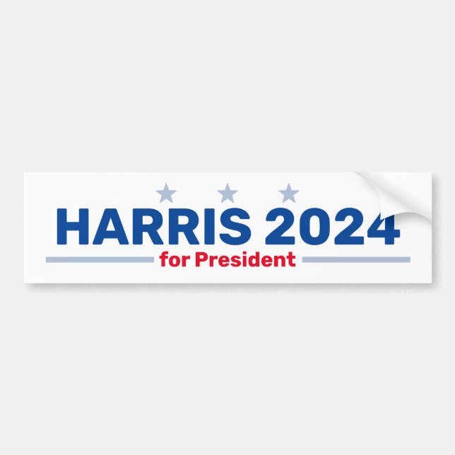Autocollant De Voiture Harris 2024 (Devant)