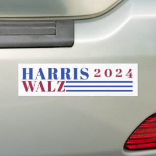 Autocollant De Voiture Harris Walz 2024
