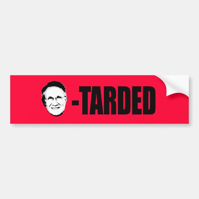 Autocollant De Voiture Harry Reid-tarded (Devant)
