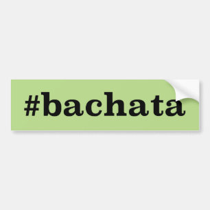 Autocollant De Voiture Hashtag Bachata