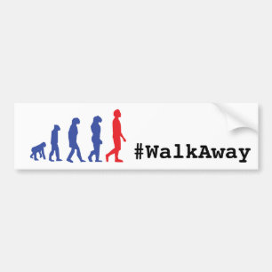 Autocollant De Voiture Hashtag Mouvement WalkAway Evolution conservatrice
