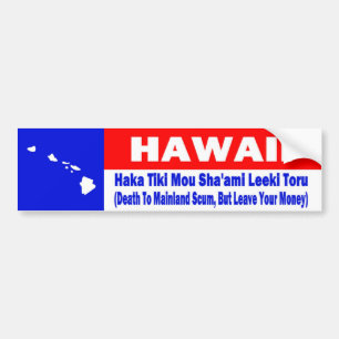 AUTOCOLLANT DE VOITURE HAWAÏ