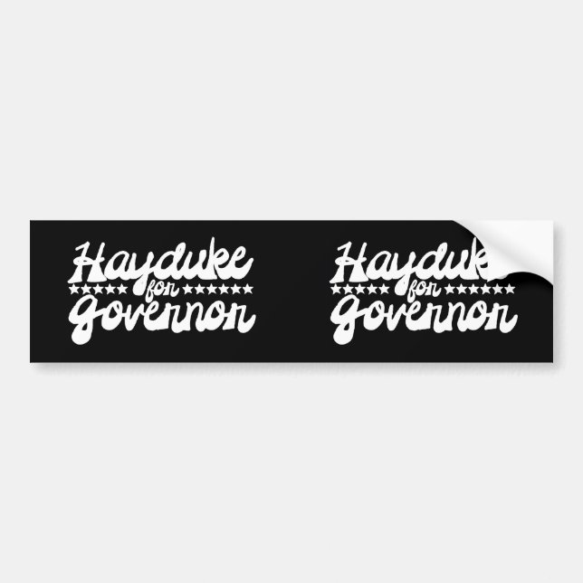 Autocollant De Voiture Hayduke pour le gouverneur (Devant)