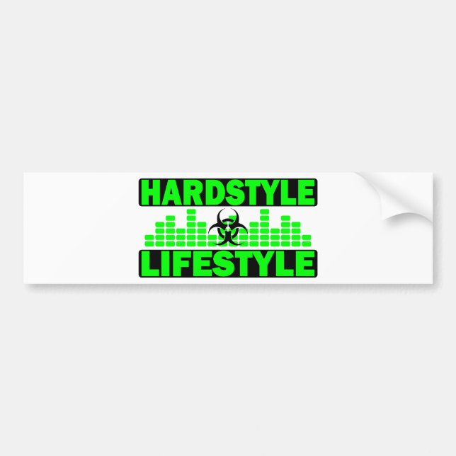 Autocollant De Voiture Hazzard de mode de vie de Hardstyle et conception (Devant)