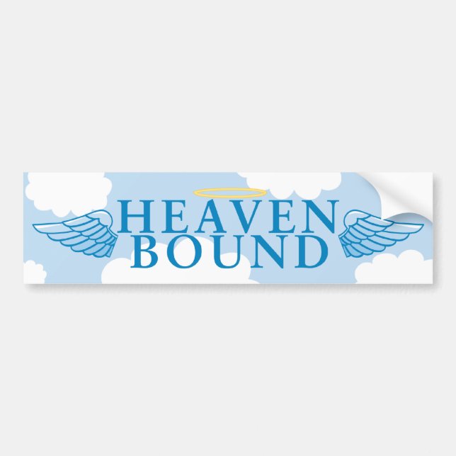 Autocollant De Voiture Heaven Bound (Devant)