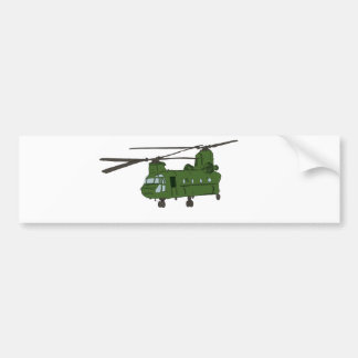 Autocollant De Voiture Hélicoptère CH-47 militaire chinook vert