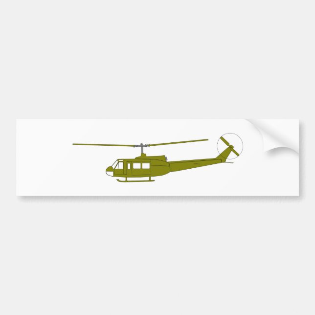 Autocollant De Voiture Hélicoptère de service d'UH-1H "Huey" (Devant)