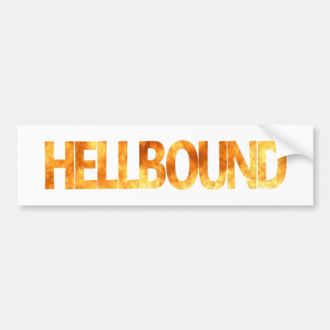 Autocollant De Voiture Hellbound (Devant)