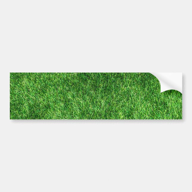 Autocollant De Voiture Herbe verte (Devant)