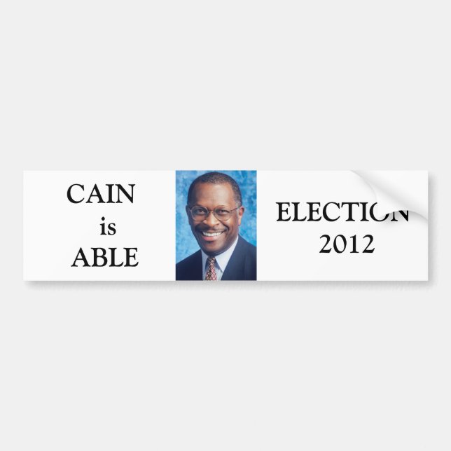 Autocollant De Voiture Herman Cain (Devant)