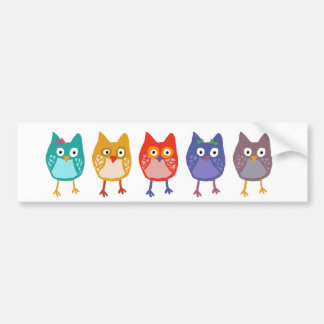Autocollant De Voiture Hibou de nous
