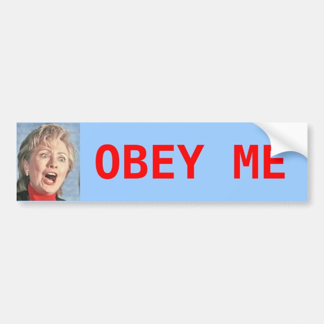 Autocollant De Voiture Hillary (Devant)