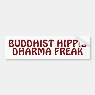 Autocollant De Voiture Hippie bouddhiste Dharma Freak
