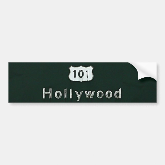 Autocollant De Voiture Hollywood (Devant)