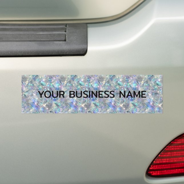Autocollant De Voiture Holographic Opal Stone Background (En voiture)