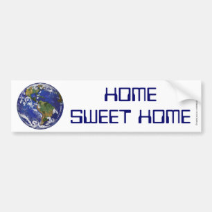 Autocollant De Voiture Home Sweet Home Sticker pour pare-chocs Terre