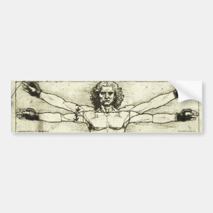 Autocollant De Voiture Homme de MIXED MARTIAL ART de Vitruvian