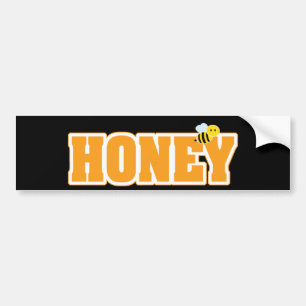 AUTOCOLLANT DE VOITURE HONEY BEE