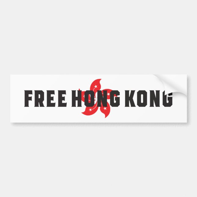 Autocollant De Voiture Hong Kong libre (Devant)