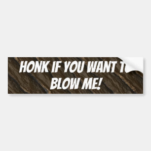 Autocollant De Voiture Honk Si tu veux me souffler !