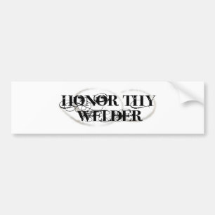 Autocollant De Voiture Honorez Thy soudeuse