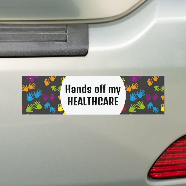 Autocollant De Voiture Hors Mains Mon Sticker Bumper Design Healthcare (En voiture)