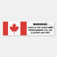 Hospitalité maritime Humour-drapeau canadien