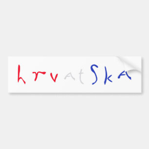 Autocollant De Voiture Hrvatska
