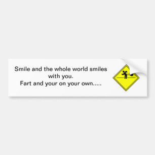 Autocollant De Voiture Humour de pet