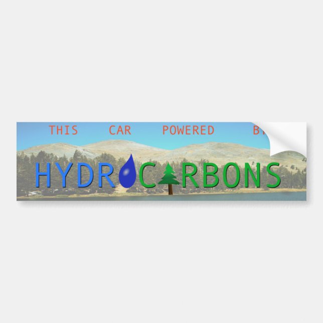 Autocollant De Voiture Hydrocarbures (Devant)