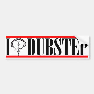 Autocollant De Voiture I copie de DubStep de coeur