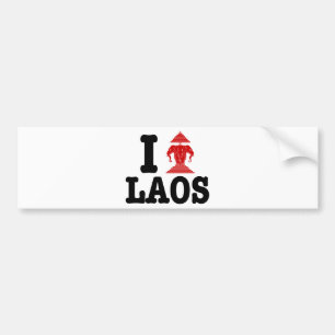 Autocollant De Voiture I Erawan (Amour) Laos