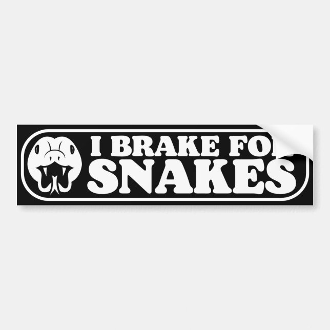 Autocollant De Voiture i frein pour les serpents (Devant)
