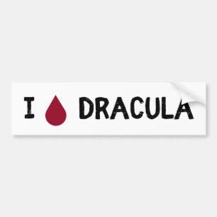 Autocollant De Voiture I [Goutte sanguine] Dracula