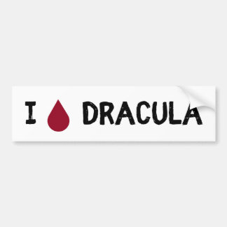 Autocollant De Voiture I [Goutte sanguine] Dracula