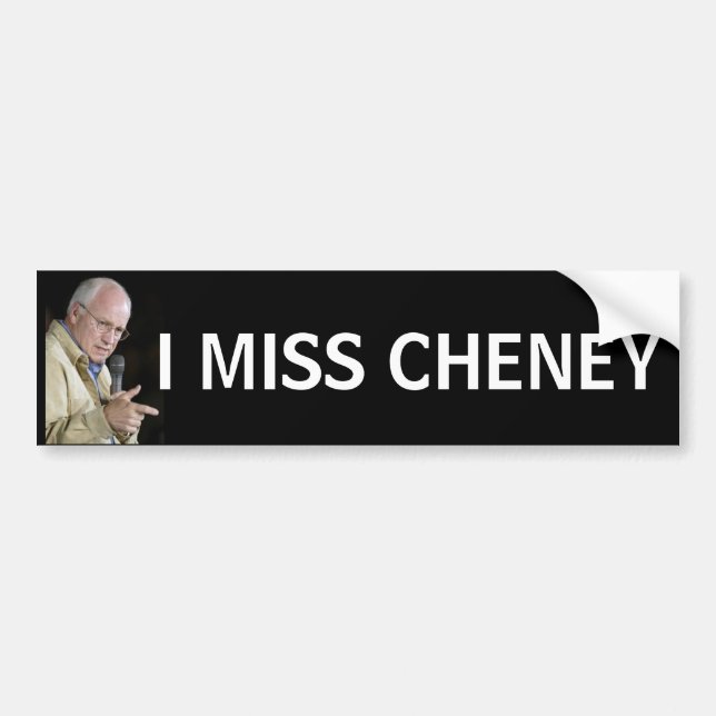 Autocollant De Voiture I humour politique drôle de MLLE CHENEY (Devant)