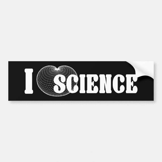 Autocollant De Voiture I la Science de Cardioid (Devant)