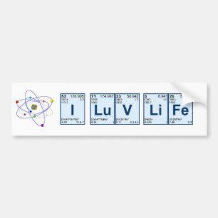 Autocollant De Voiture I la vie de LuV