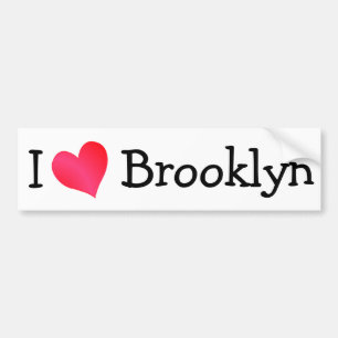 Autocollant De Voiture I Love Brooklyn
