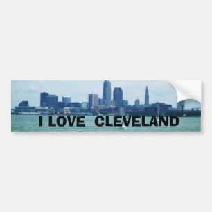Autocollant De Voiture I LOVE CLEVELAND Bumpersticker