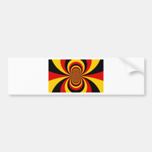 Autocollant De Voiture I Love Germany National Flag Colors Art Print